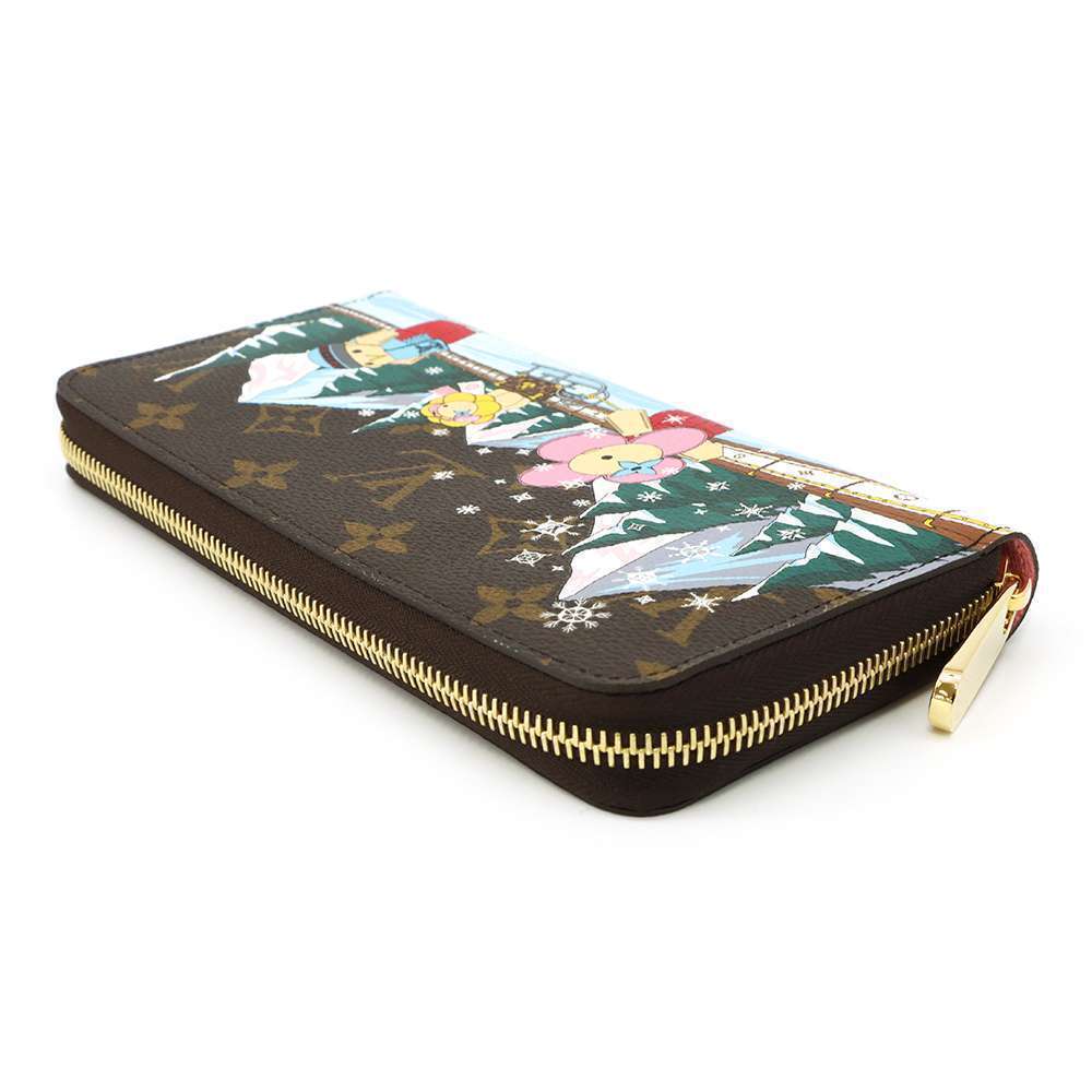 Louis Vuitton Zippy Monogram Vivienne Long Wallet Pink